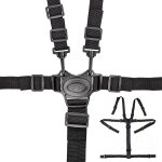 Asfasfq - ceinture de sécurité 5 points pour chaise haute - système de sangle universel - longueur de ... Asfasfq - ceinture de sécurité 5 points pour chaise haute - système de sangle universel - longueur de ...