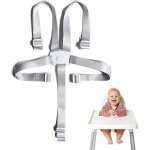 Asfasfq - ceinture de scurit pour chaise haute a 5 points, harnais de scurit pour bb, accessoire ...