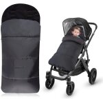 Asfasfq - chancelire d'hiver pour poussette avec fermetures eclair latrales rglables, chancelire ...
