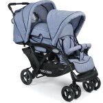 Asfasfq - chic 4 baby 274 55 poussette double duo, jeans bleu clair / bleu