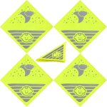 Asfasfq - chstarina 4pcs rflecteur pour poussette, rflecteurs de scurit, rflecteur de lumire 12 ...