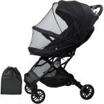 Asfasfq - cymax moustiquaire universelle amliore pour poussettes, avec double fermeture eclair, filet ...