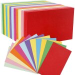 Asfasfq - fiche bristol, 600 pices cartes de rvision colors, 7. 6 x 12. 7cm fiche de rvision, cartes ...