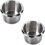 Asfasfq - greluma 2 pcs porte gobelet géant en acier inoxydable pour table de jeu, pour table de poker, ... Asfasfq - greluma 2 pcs porte gobelet géant en acier inoxydable pour table de jeu, pour table de poker, ...