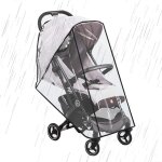 Asfasfq - habillage pluie universelle pour poussette, protection pluie poussette universelle, transparent, ...