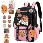 Asfasfq - harnyloom capybara cartable fille primaire, sac a dos enfant fille garcons avec trousse porte ... Asfasfq - harnyloom capybara cartable fille primaire, sac a dos enfant fille garcons avec trousse porte ...