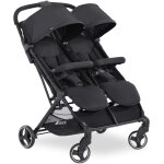 Asfasfq - hauck poussette double swift x duo - pliage a 1 main, dossier inclinable ds naissance, 2 enfants ...