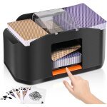 Asfasfq - kasanni mlangeur de cartes automatique, mlangeur de carte pour 1 - 2 ponts mode auto et manuel ...
