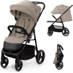 Asfasfq - kinderkraft trig 3 poussette canne, lgre, position allonge, suspension 4 roues, pliable, ...