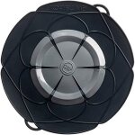 Asfasfq - kochblume couvercle anti - dbordement, silicone, anthracite, topfgre 20 - 28cm (xl)