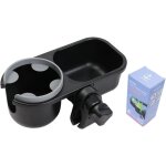 Asfasfq - luffcabo plateau a encas universel avec porte - gobelet pour poussette, attache de plateau ...