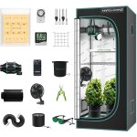 Asfasfq - mars hydro kit culture indoor ts600 lampes de croissance1680d 60x60x140cm tente de culture ...