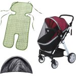 Asfasfq - moustiquaire poussette, coussin poussette universelle et, moustiquaire bb pour poussette, ...