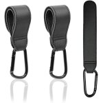 Asfasfq - njcxola crochet poussette, 2 pices crochets pour attache poussette mousqueton accroche, attache ...