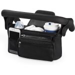 Asfasfq - organisateur de poussette et landau, momcozy sac de rangement universel avec 2 porte - gobelets ...