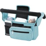 Asfasfq - organiseur universel pour poussette avec porte - gobelet isotherme ¿ sac de tlphone amovible ...