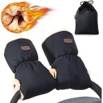Asfasfq - orzbow gants poussette, impermable protge - mains poussettes avec sac, fausse peau de mouton, ...