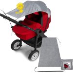 Asfasfq - pare soleil poussette universelle, 1 ombrelle poussette, toile anti - uv upf50 + , parasol ...