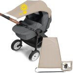 Asfasfq - pare soleil poussette universelle, 1 ombrelle poussette, toile anti - uv upf50 + , parasol ...