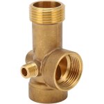 Asfasfq - pipe a eau en laiton a 5 voies, raccord de tuyau en laiton a 5 voies g1 g1 / 4 connecteur de ...