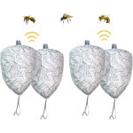 Asfasfq - plai lot de 4 rpulsifs a gupes pour l'extrieur - rsistant aux intempries - leurre de fausses ...
