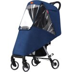 Asfasfq - protection impermable universelle pour poussette de voyage, protection contre la pluie et ...