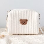 Asfasfq - sac a langer elégant pour poussette avec imprimé ours ¿ sac de poussette léger, doux et compact ... Asfasfq - sac a langer elégant pour poussette avec imprimé ours ¿ sac de poussette léger, doux et compact ...
