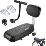 Asfasfq - siege velo enfant, pu cuirs sige arrire de vlo, siege enfant velo, selle velo enfant, porte ...