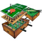 Asfasfq - sport one football et billard d'appui, jeu de socit 6 en 1, baby - foot dimensions 51 x 31 ...