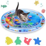 Asfasfq - tapis de jeu sensoriel d'eau pour chats, chats epais et jouets pour chien, tapis de jeu pour ...