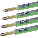 Asfasfq - tbe lighting - mouches t5 - lot de 4 - 6 w bl 368 nm - tubes uv pour les insectes - culot g5 ...