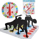 Asfasfq - twister géant, twister jeux pour les enfants de 6 ans et plus, jeux de société enfant pour ... Asfasfq - twister géant, twister jeux pour les enfants de 6 ans et plus, jeux de société enfant pour ...