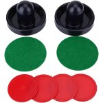 Asfasfq - vgeby 2 air hockey pushers poussoir 4 rondelles de rechange 96mm accessoires de remplacement ...