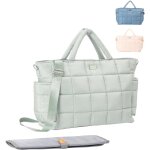 Asfasfq - welavila sac a langer style bouffant, sac de voyage chic pour bb avec matelas a langer et ...