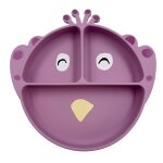 Assiette a compartiments en silicone mrs peacock