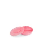Assiette compartiment�e rose 6 mois + de twistshake