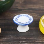 Assiettes de fruits en porcelaine, accessoires de cuisine miniatures pour maison de poupe, dcalcomanies ...