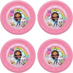 Assiettes gabbys dollhouse en plastique, 4 pièces, s, vaisselle de fête pour anniversaire ou fête à thème ... Assiettes gabbys dollhouse en plastique, 4 pièces, s, vaisselle de fête pour anniversaire ou fête à thème ...