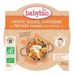Assiette patate douce ch�taigne pintade 230g babybio