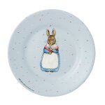 Assiette pierre lapin bleue 20 cm
