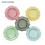 Assiette de service chic, 30mm de diamètre, plat a fruits de couleur aléatoire, 5 pièces / ensemble Assiette de service chic, 30mm de diamètre, plat a fruits de couleur aléatoire, 5 pièces / ensemble