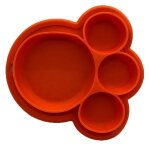 Assiette a succion en silicone, colore, pour le dner des nourrissons et des tout - petits, vaisselle ...