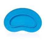 Assiette ventouse - nby - miracle - 100% silicone - bleu - 9m +