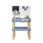 Atelier de bricolage - ginger home - etabli bleu - 46x26x67 cm - 40 accessoires inclus