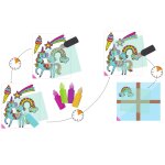 Les ateliers du calme window art d�co fille