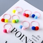 Attache a cheveux elastique pom ball pour filles, porte - queue de cheval, corde pour enfants, nâ¿uds, ... Attache a cheveux elastique pom ball pour filles, porte - queue de cheval, corde pour enfants, nâ¿uds, ...