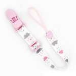 Attache - sucette pour bb, 1 pice, clip de sucette en chane avec ruban, porte - sucette de dessin ...
