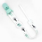 Attache - sucette pour bb, 1 pice, clip de sucette en chane avec ruban, porte - sucette de dessin ...