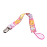 Attache - sucette pour bb, 1 pice, clip de sucette en chane avec ruban, porte - sucette de dessin ...