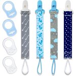 Attache sucette pour b�b� 4 pi�ces, attache tetine b�b�, pacifier clip chain, attache sucette b�b�, attache ...